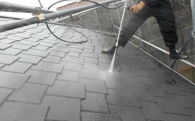 屋根洗浄