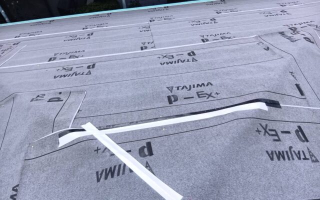 ルーフィング貼り