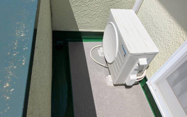 ベランダ床施工後