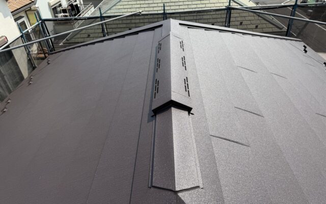 屋根カバー工事完成①