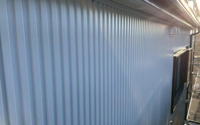 外壁上張り完成